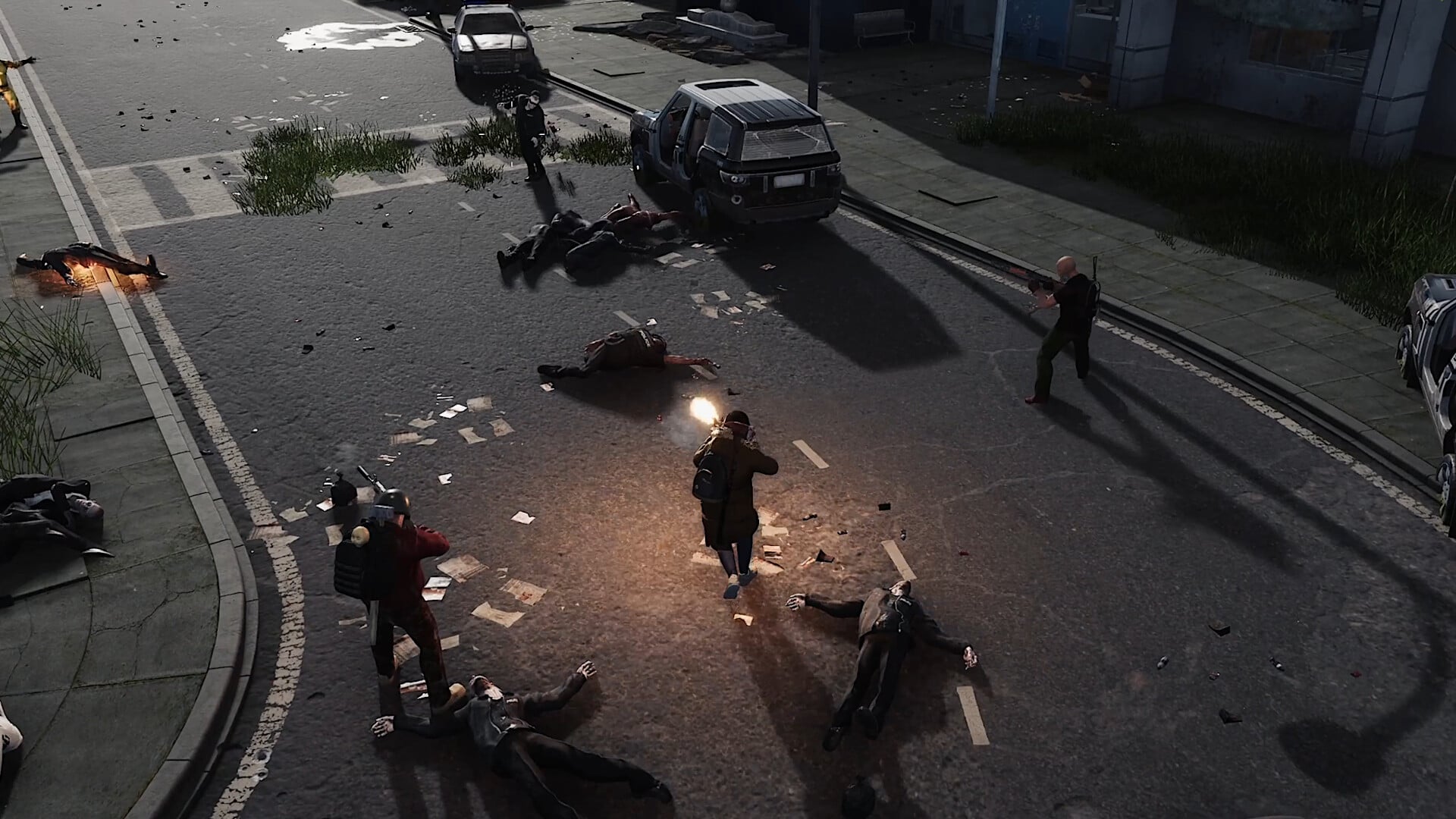 Players fighting the undead in HumanitZ