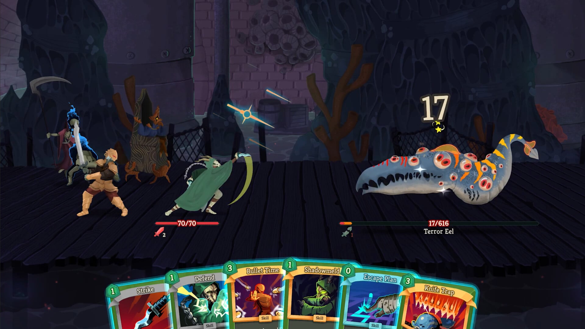 Players fighting enemies in Slay The Spire 2