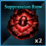 Suppression Rune from Sailer Piece Roblox experience.