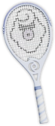 The Ty-Foo racket in Mario Tennis Fever, a white racket with an angry cloud in the strings.