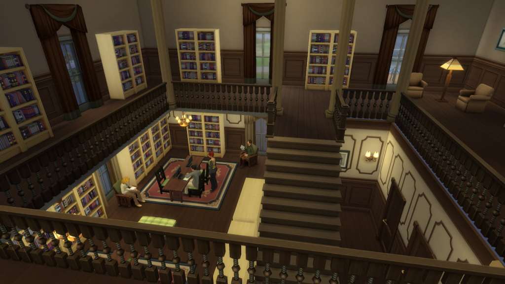 Willow creek archive interior in the sims 4