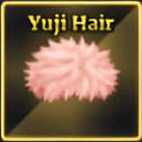 Yuji Hair accessory from Sailor Piece Roblox experience.