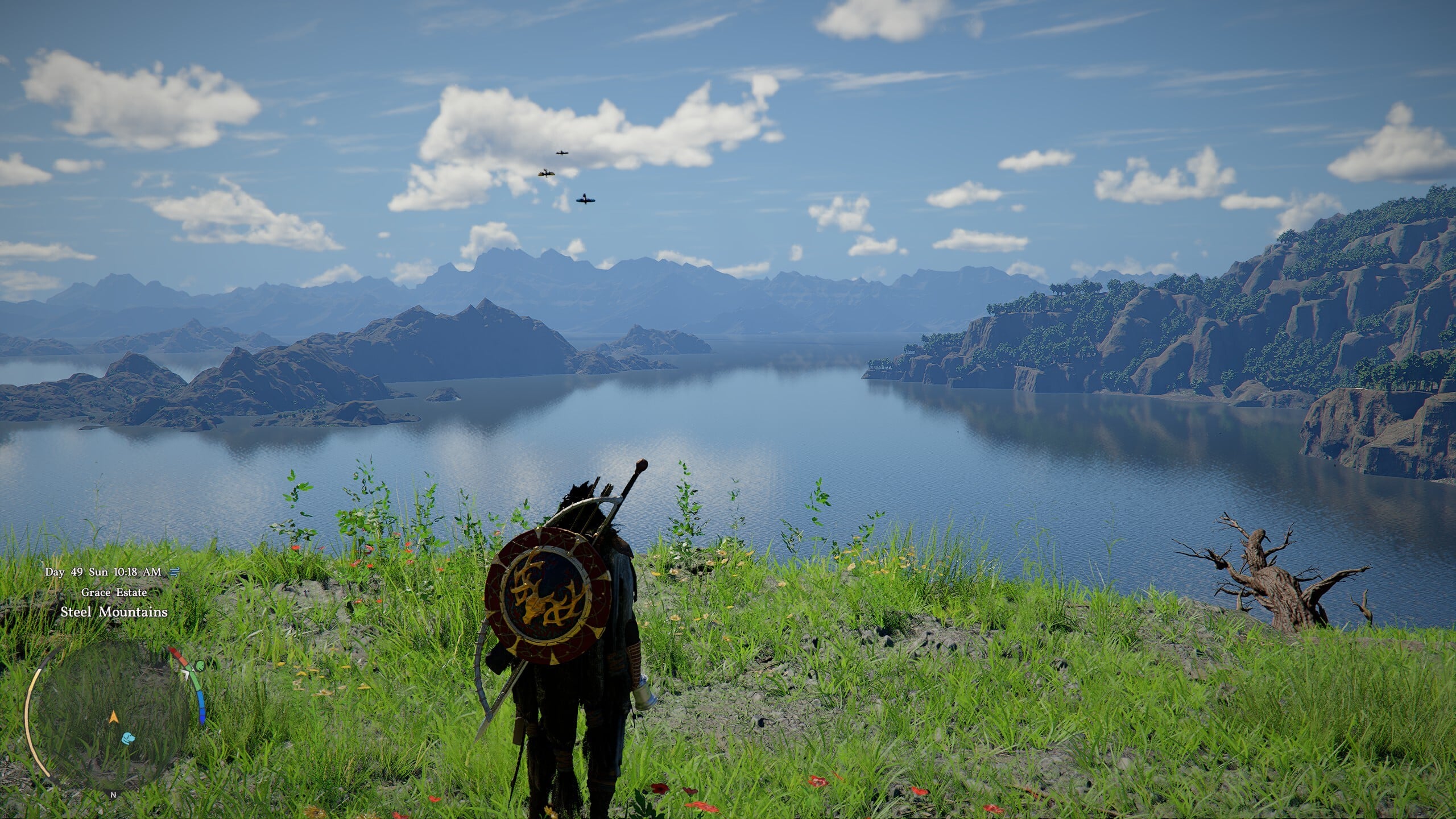 Kliff watching the lake