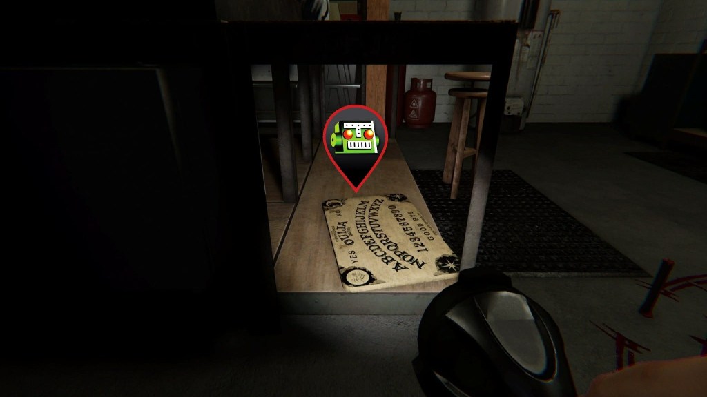 Ouija board marked at 6 tanglewood drive in phasmophobia