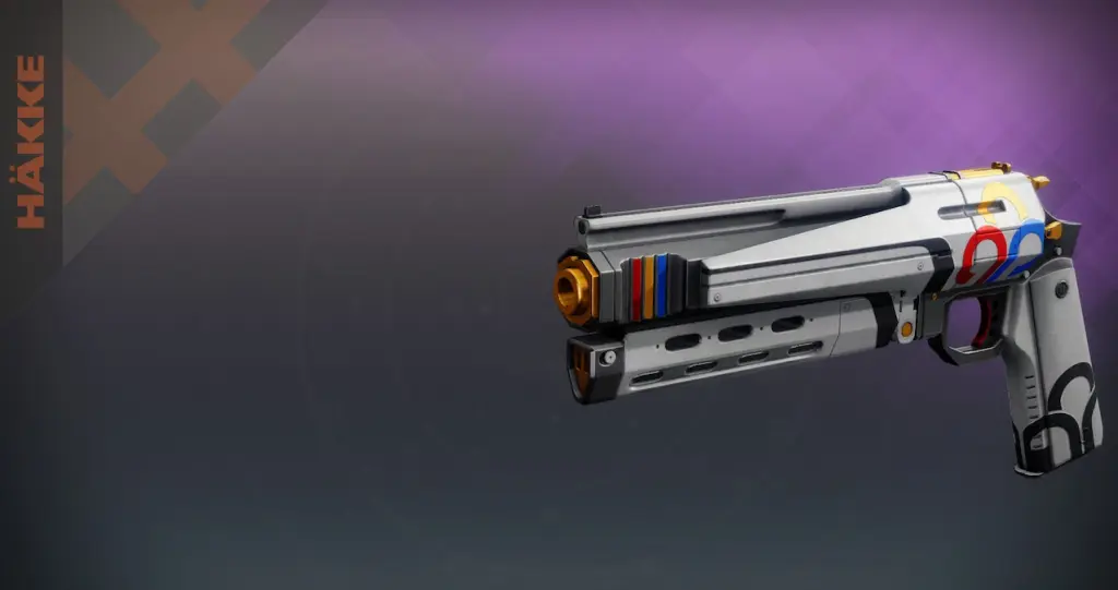 The Triple Laureate hand cannon in Destiny 2, seen from Collections.