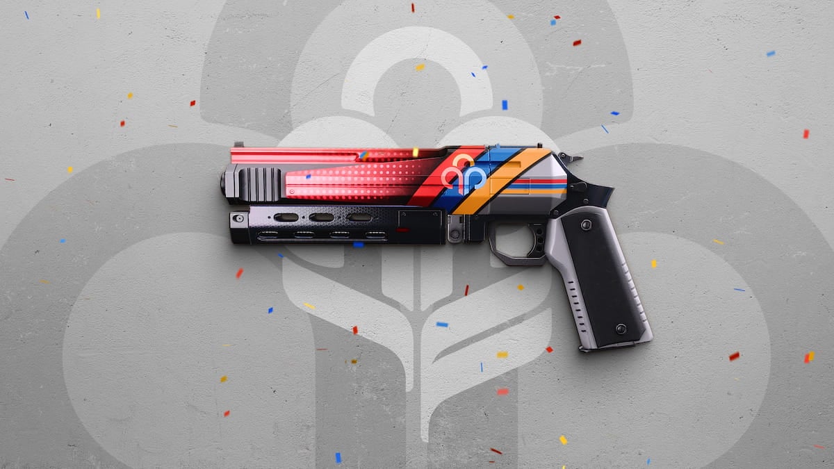 The Triple Laureate Spread Shot hand cannon in Destiny 2