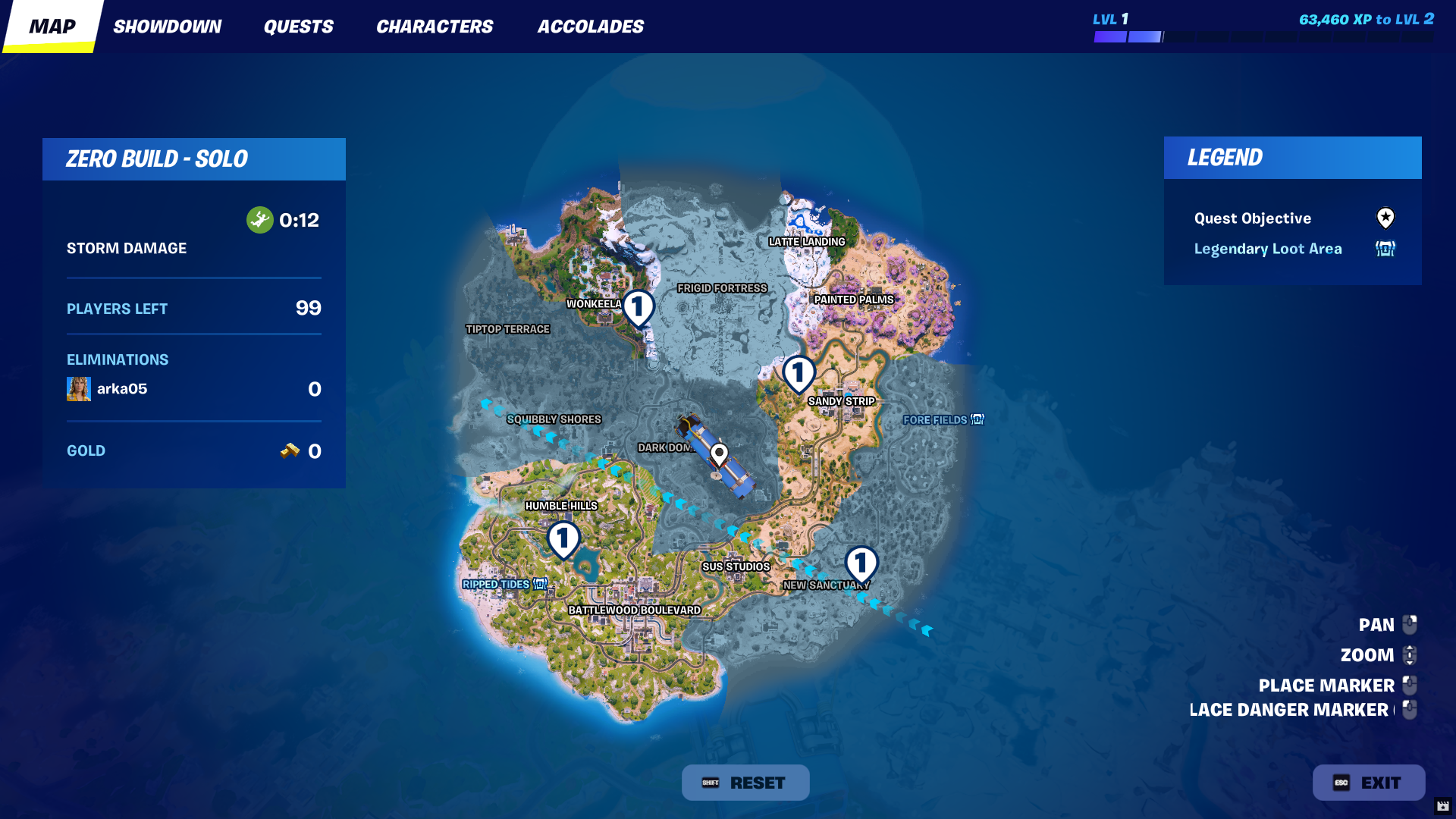 Локации голостолов в Fortnite