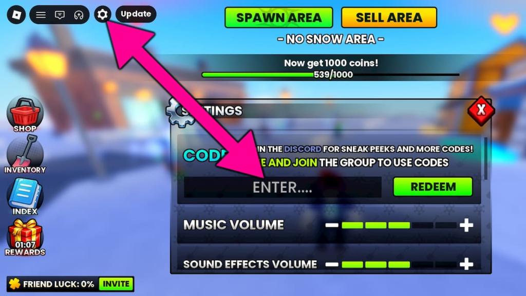 How to redeem Shovel It codes.