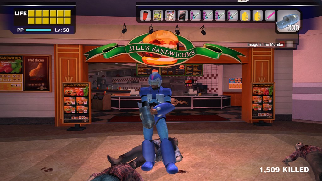 Jill's Sandwiches, a restaurant in Dead Rising that pays homage to one of the most unintentionally funny moments in the original Resident Evil.