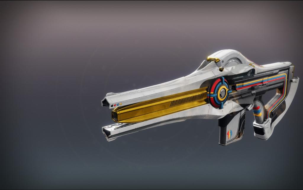 The Keraunios trace rifle in Destiny 2, seen in Collections.