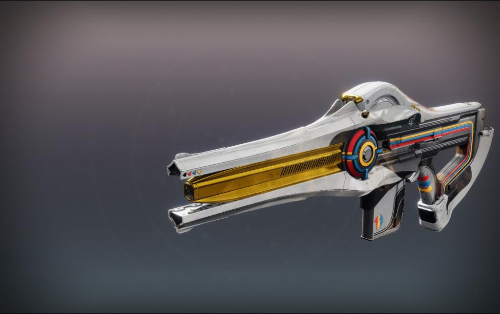 The Keraunios trace rifle in Destiny 2, seen in Collections.