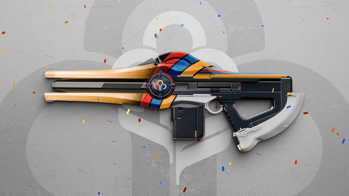 The Keraunios trace rifle with the Guardian Games colors.