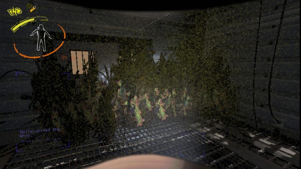 Cadaver blocking main entrance