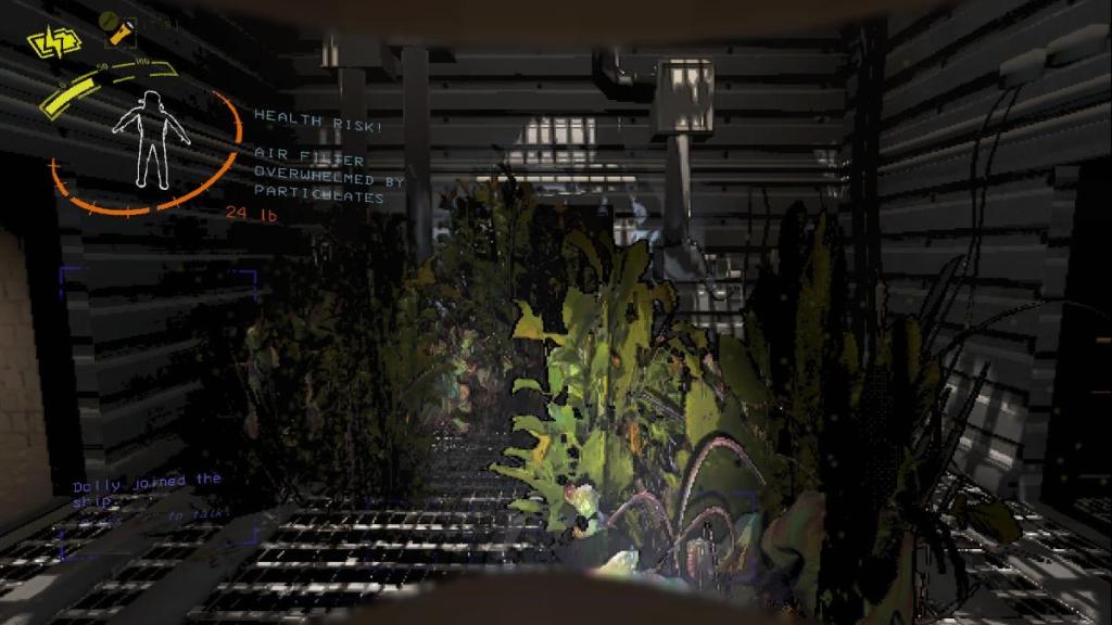 Cadaver plants in main entrance