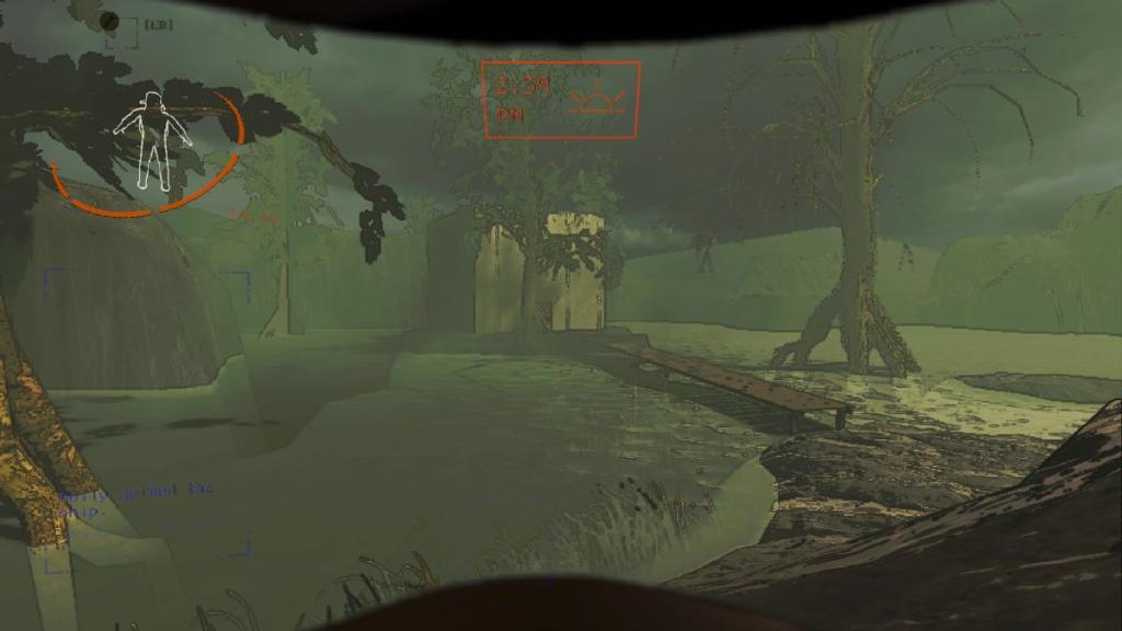 Looking at one of the fire exits on march