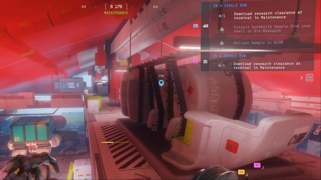 Office with the terminal