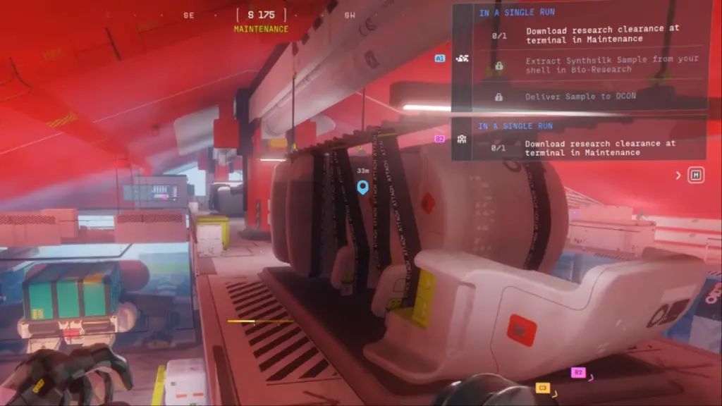 Office with the terminal