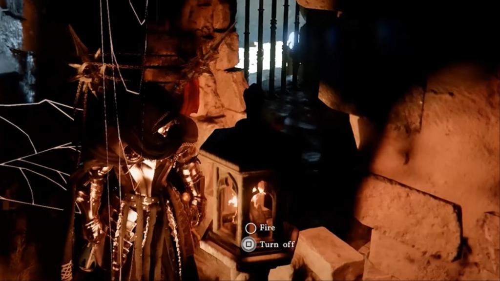 Lighting the lamp in Crimson Desert