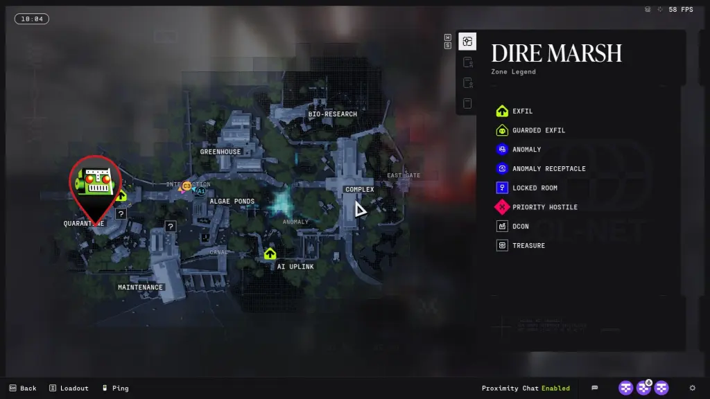 Quarantine POI in Marathon