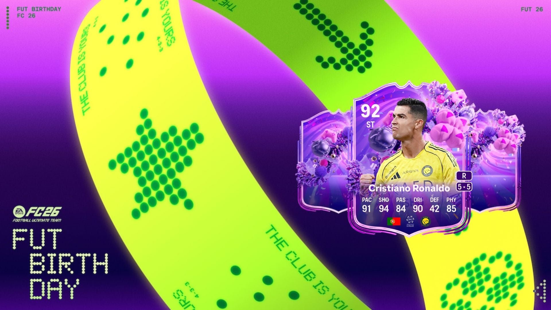 Cristiano Ronaldo FUT Birthday item in FC 26