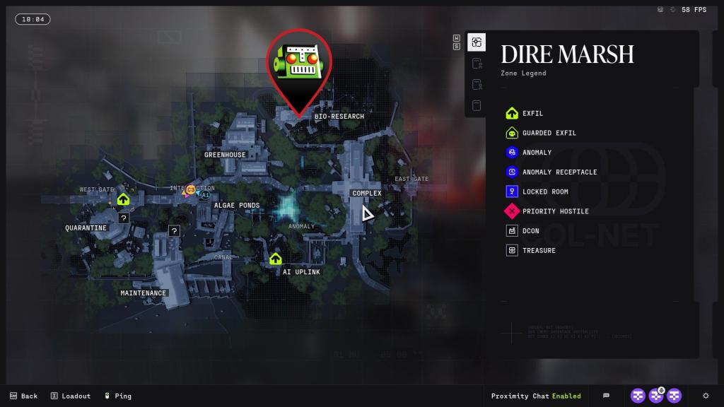 Terminal location in Bio-Research