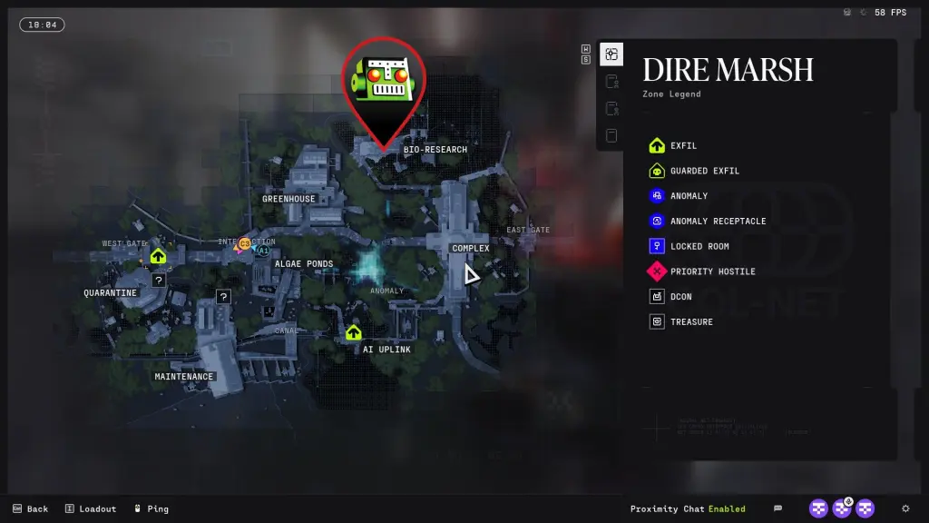 Terminal location in Bio-Research