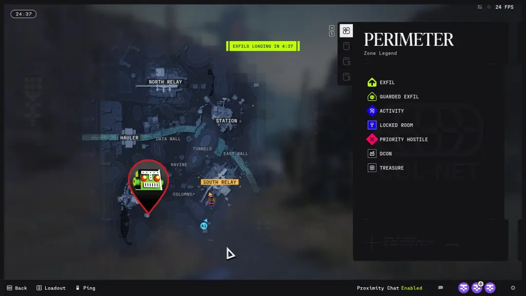 Terminal location in Overflow