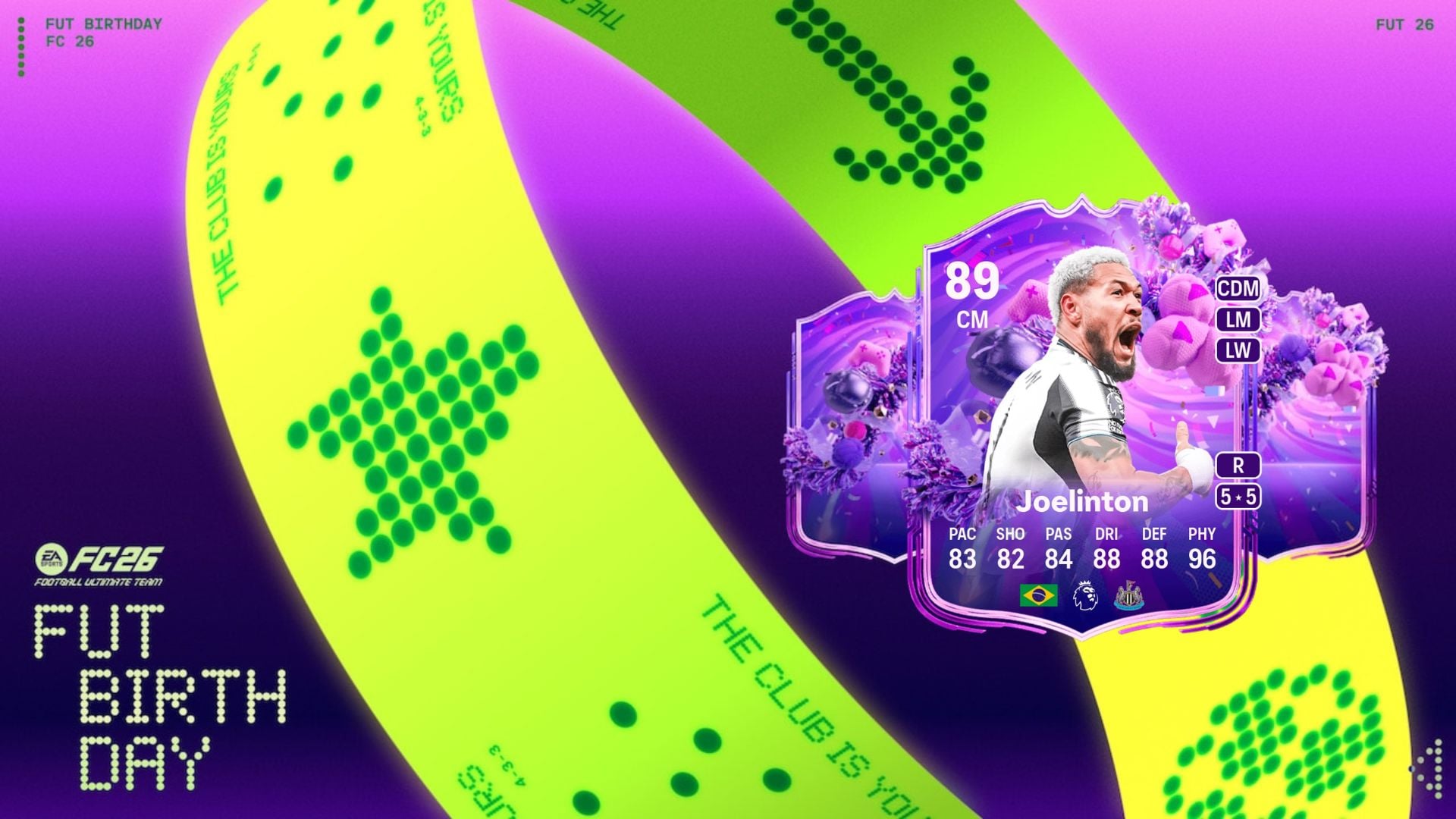 Joelinton FUT Birthday card in FC 26