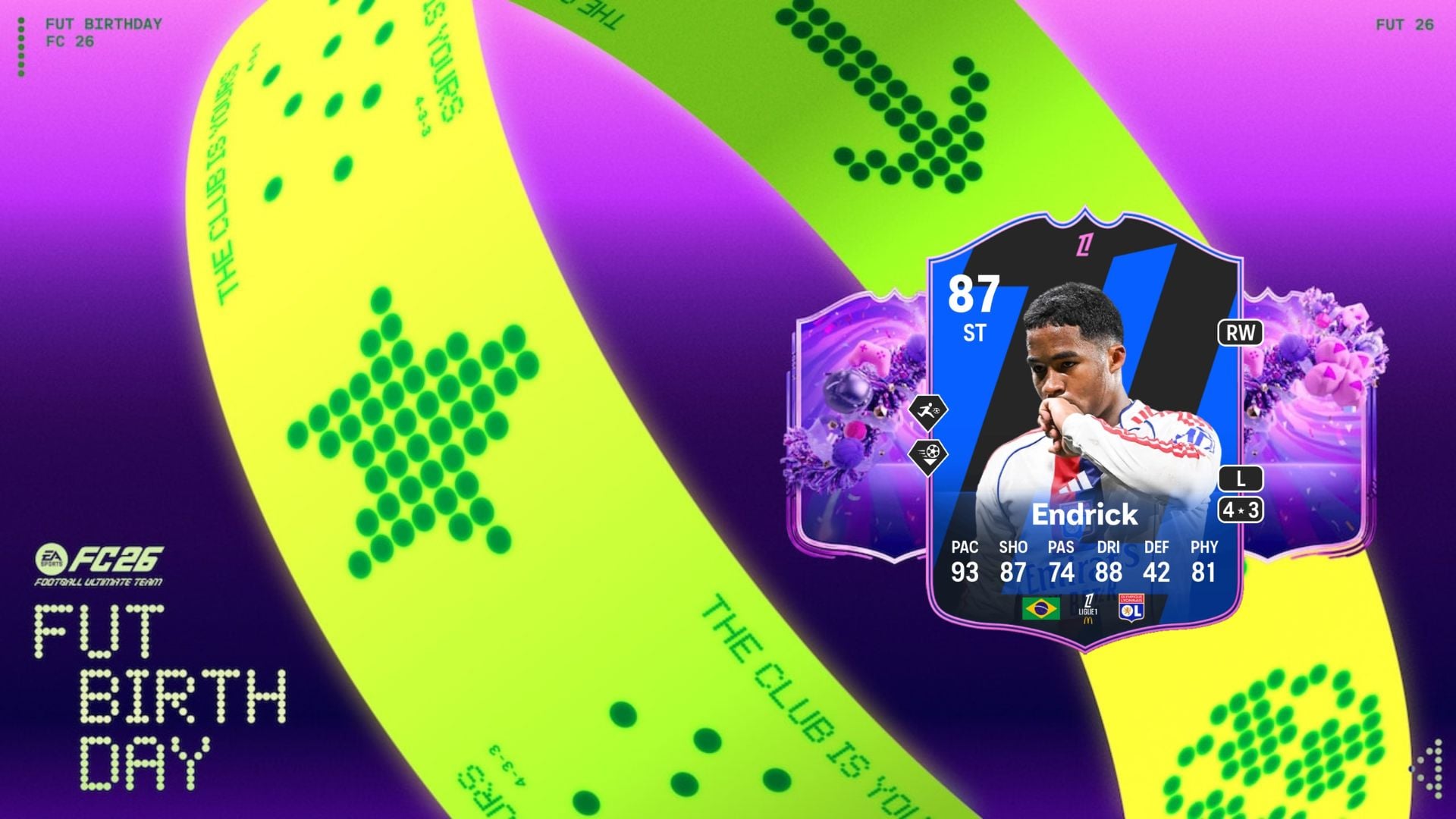 Endrick Ligue 1 POTM in FC 26