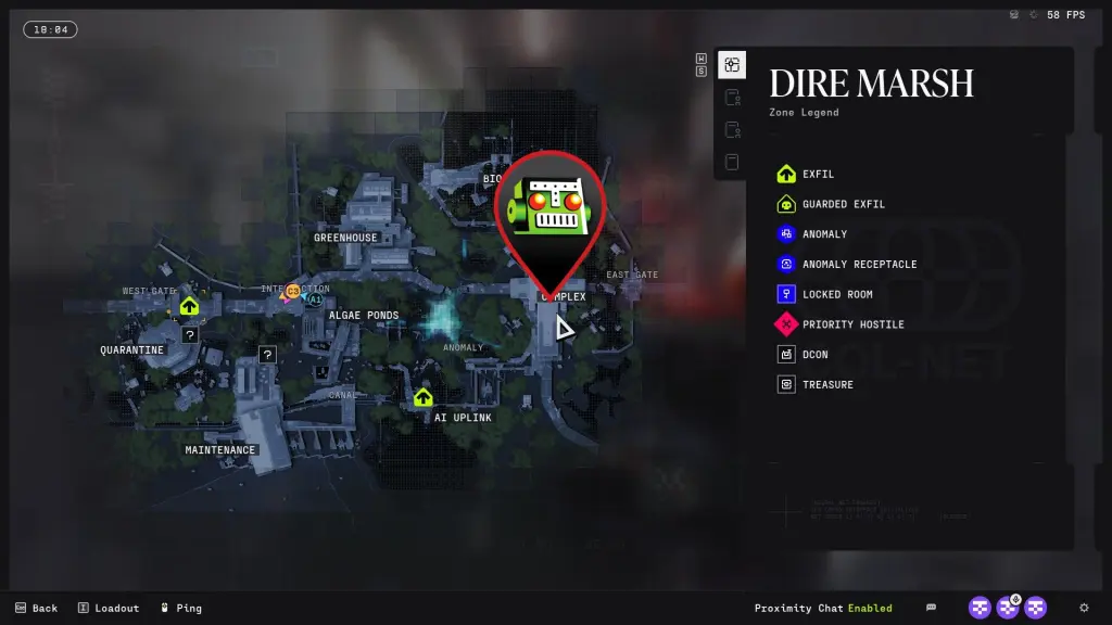 Hack terminal location in Complex