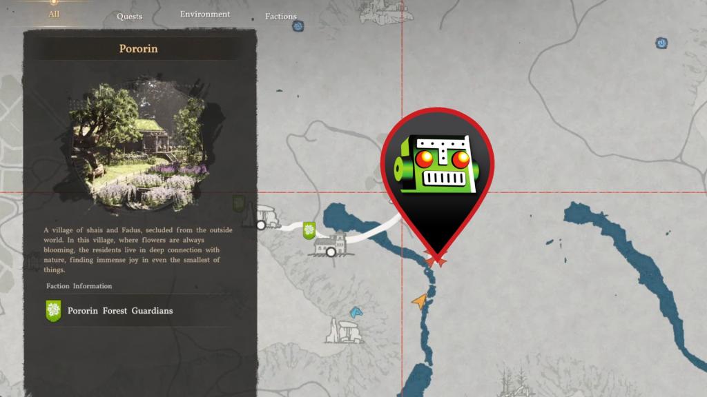 Warren bounty location in Crimson Desert