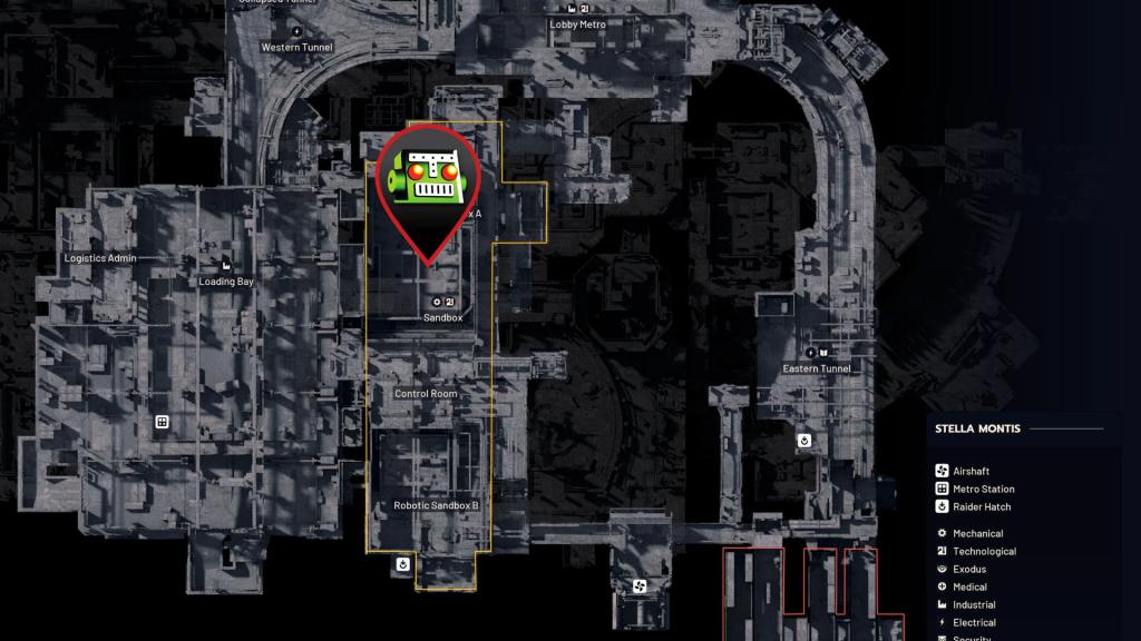Power switch location