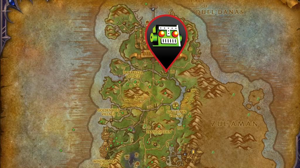 Adventurous Hatchling location in WoW Midnight