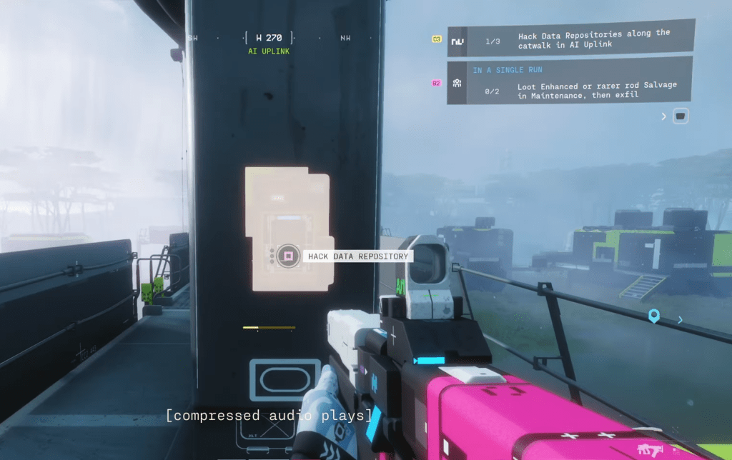 Data repositories in the catwalk in Marathon