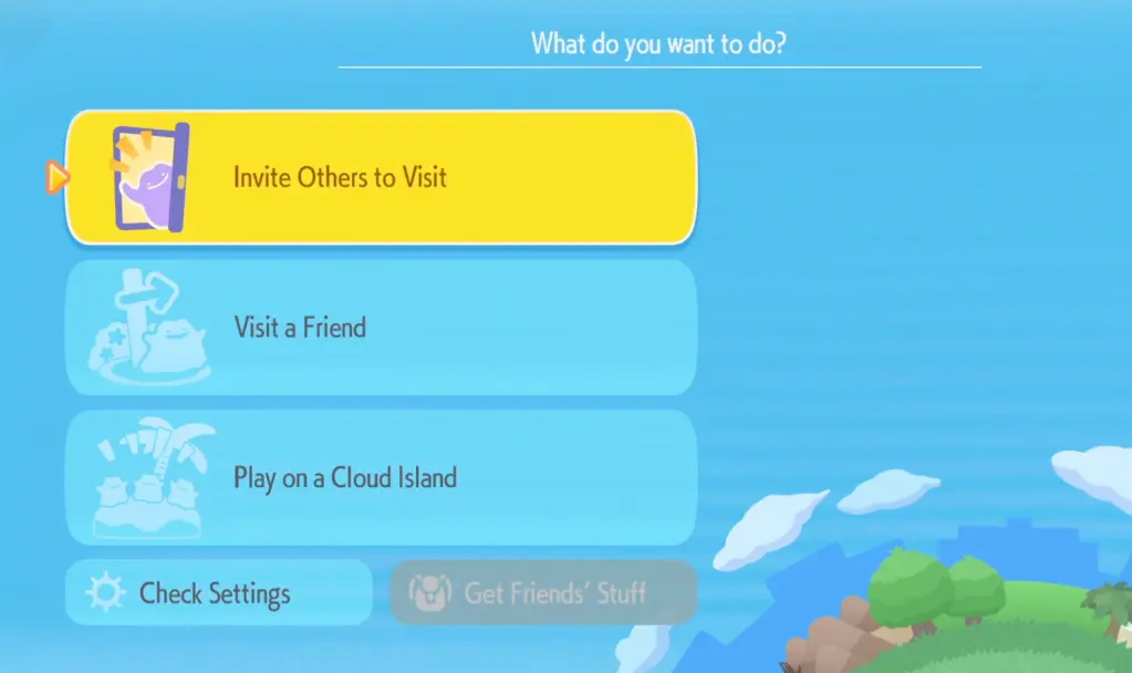 Multiplayer features in Pokemon Pokopia