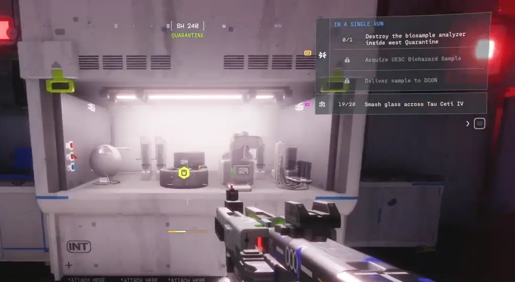 bio-sample analyzer in Quarantine