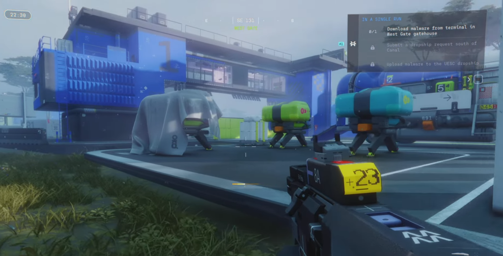 Terminal building in West Gate