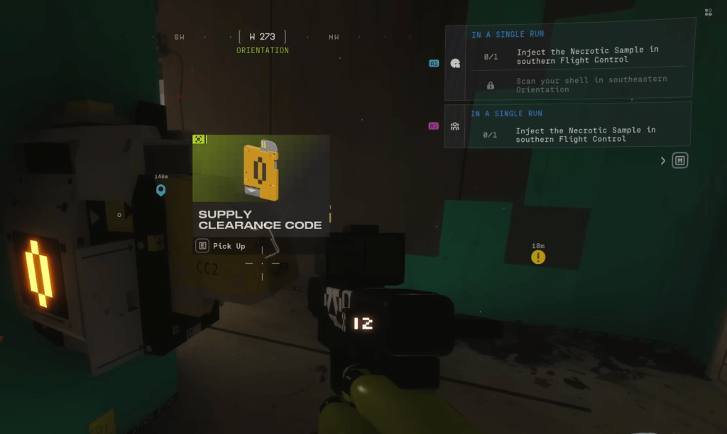 Yellow Supply Clearance Code in Marathon