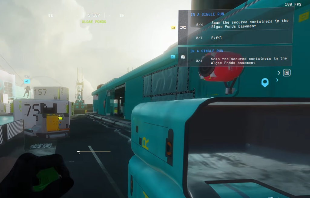 Algae Ponds container room