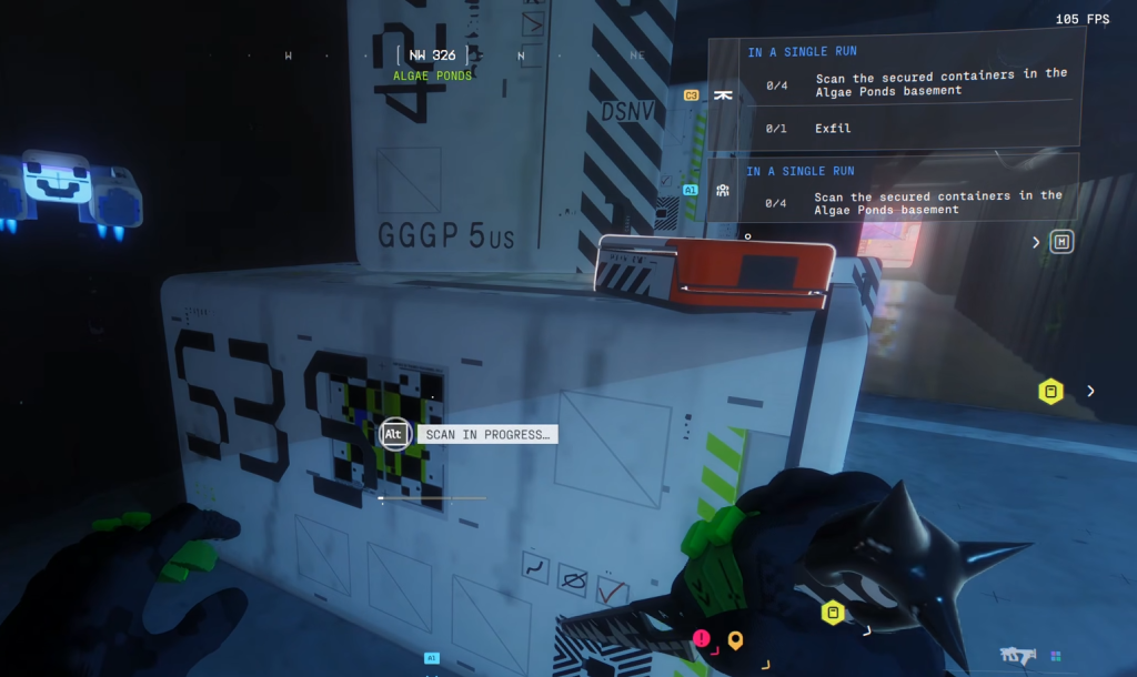 Container in Algae Ponds