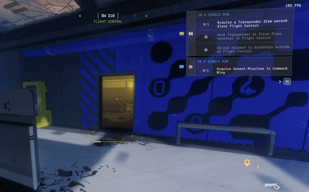 Room that contains the Transponder