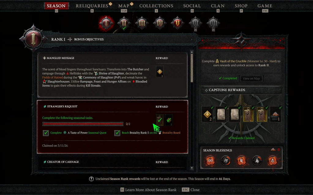 Mangled Message objective in Diablo 4