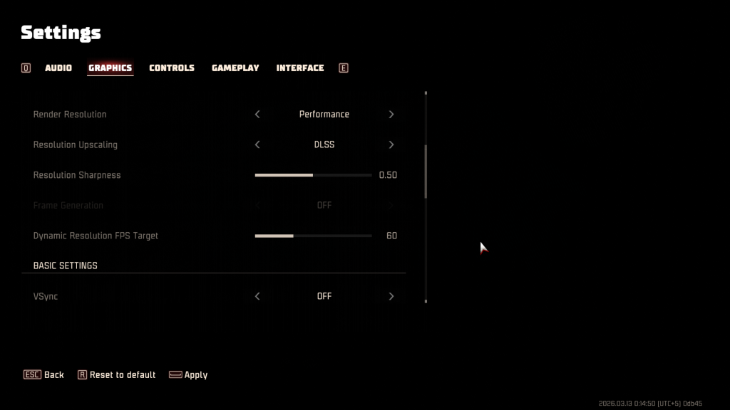 Toxic Commando graphics settings
