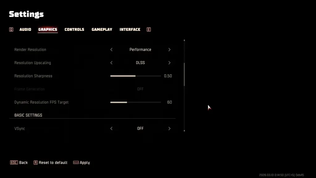 Toxic Commando graphics settings