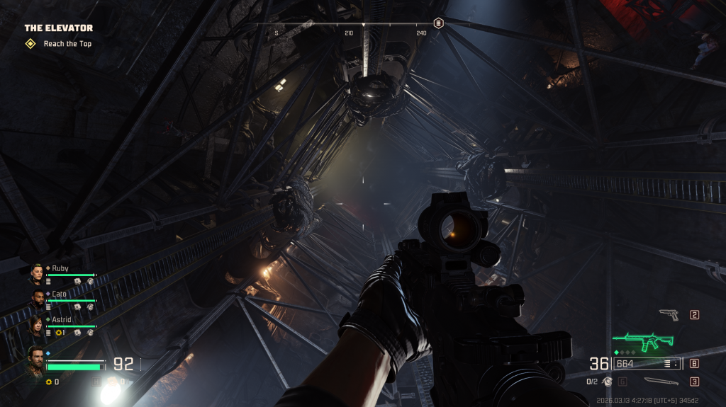 Aiming at the undead in Toxic Commando