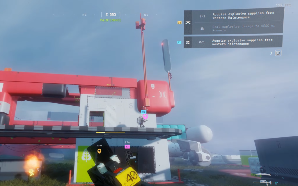 Room with the explosives