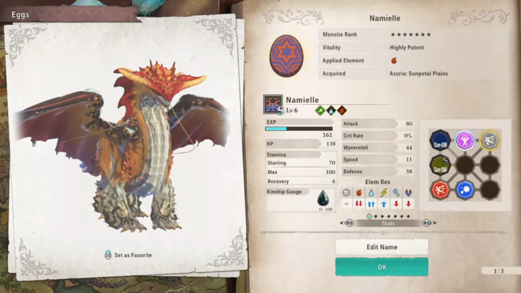 Young Namielle in Monster Hunter Stories 3