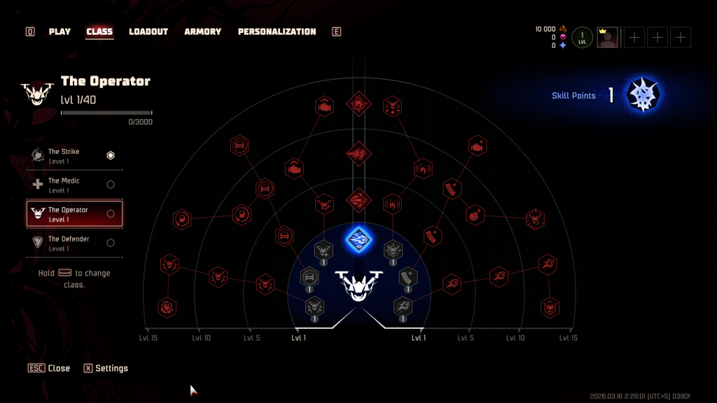 The Operator class in Toxic Commando