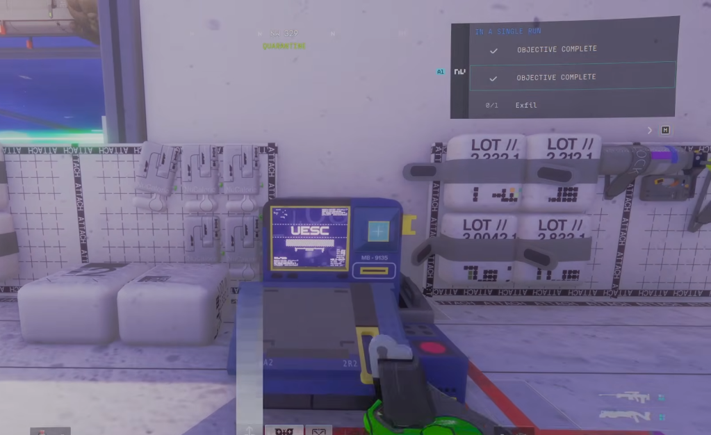 Hacking the terminal in Quarantine