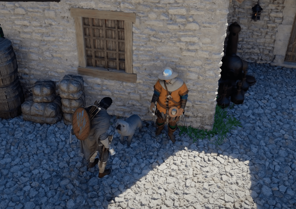 A bulldog in Crimson Desert